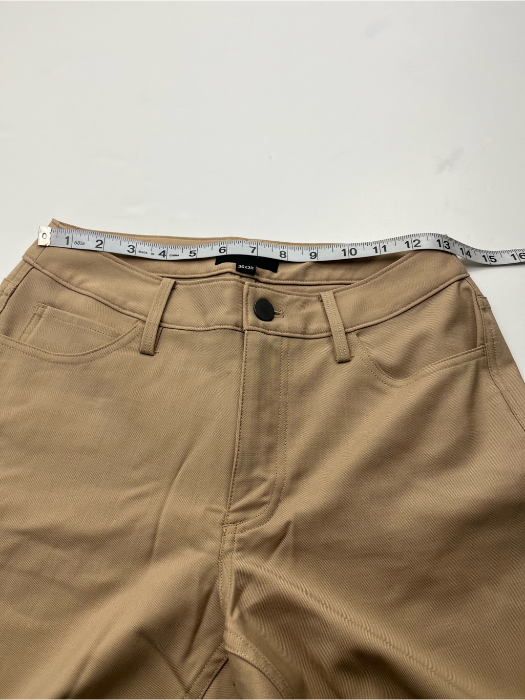 Unbound Merino Wool Women's Slim Merino Travel Pants 26 X 28 Tan Khaki Stretch — image 5 of 8